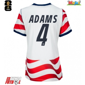Estados Unidos Tyler Adams #4 Primera Equipación Mujer Mundial 2026 Manga Corta